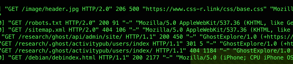 HTTPリクエストについて